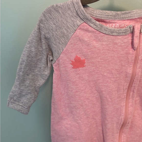 Juddlies Organic Raglan Sleeper - Picture 3 of 7